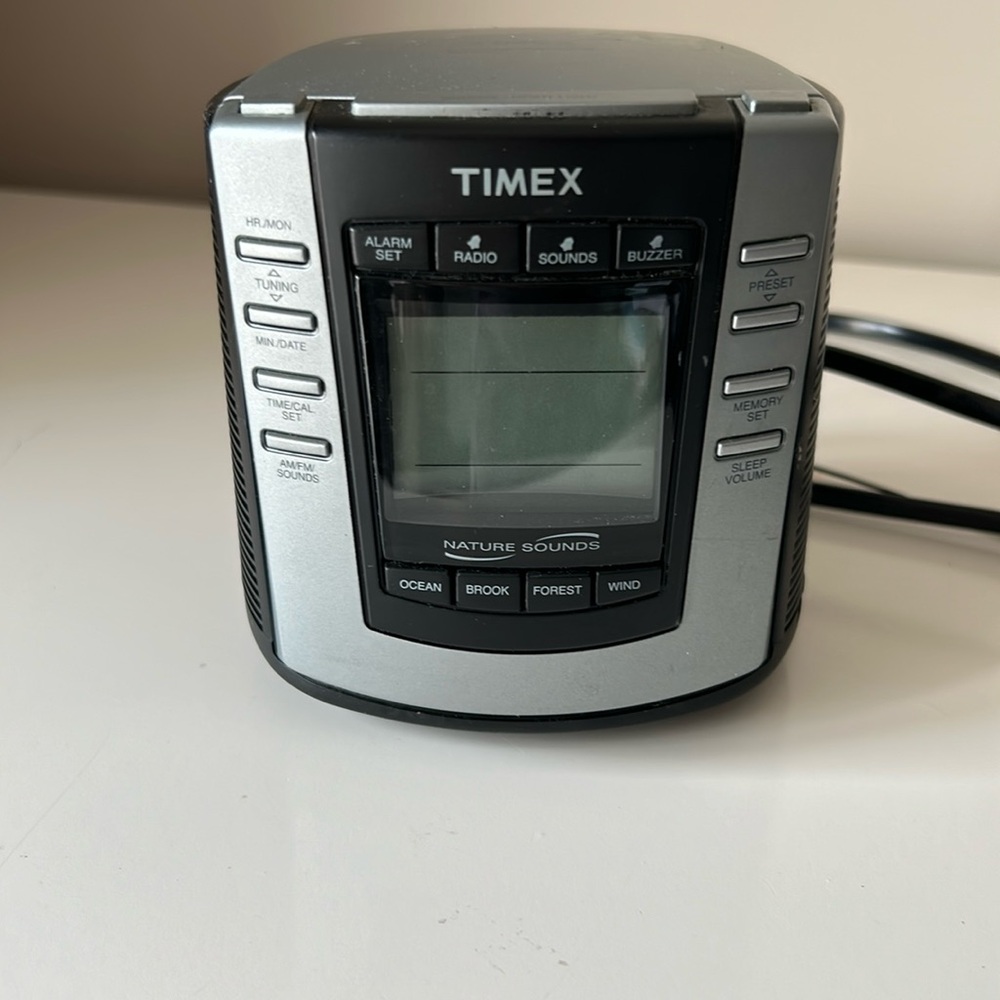 Timex Nature sounds clock radio